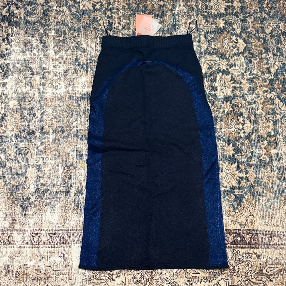 Cult Gaia Midnight Blue Maxi Skirt - Picture 2 of 4